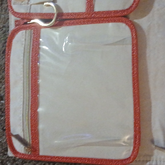 Kendra Scott Red Pebble Leather Jewelry Travel Case - Picture 10 of 16